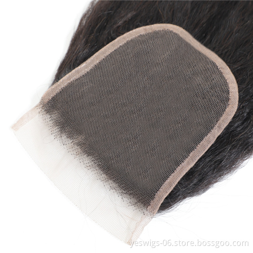 Hair Closure Vendors Wholesale 4x4 5x5 6x6 7x7 13x4 13x6 360 Swiss Frontal Lace Closure Mink Cambodian Virgin Hair With Bundles